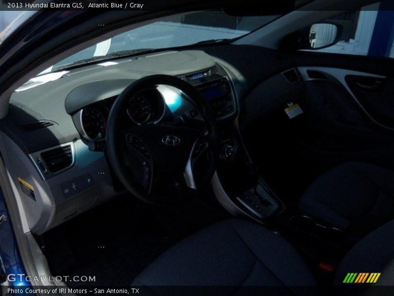 Atlantic Blue / Gray 2013 Hyundai Elantra GLS