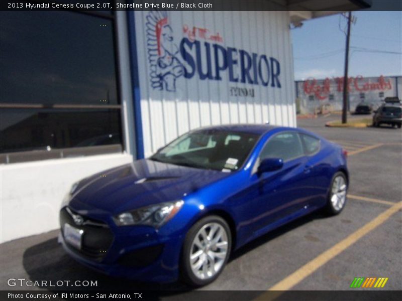 Shoreline Drive Blue / Black Cloth 2013 Hyundai Genesis Coupe 2.0T