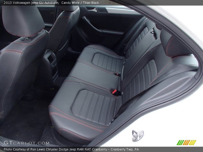 Rear Seat of 2013 Jetta GLI Autobahn