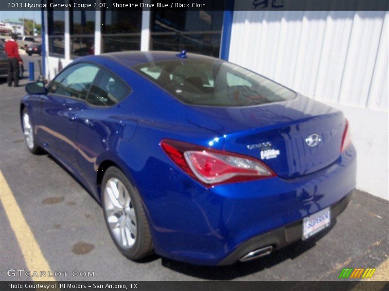 Shoreline Drive Blue / Black Cloth 2013 Hyundai Genesis Coupe 2.0T
