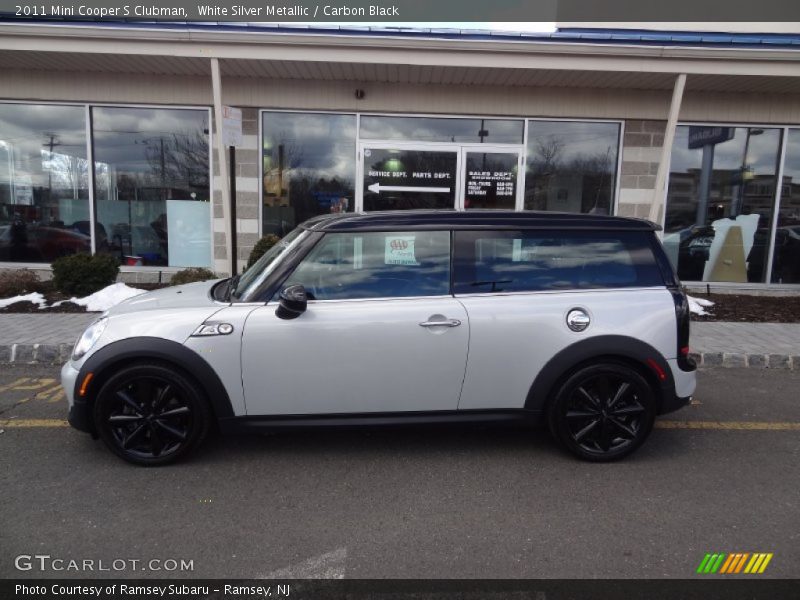 White Silver Metallic / Carbon Black 2011 Mini Cooper S Clubman
