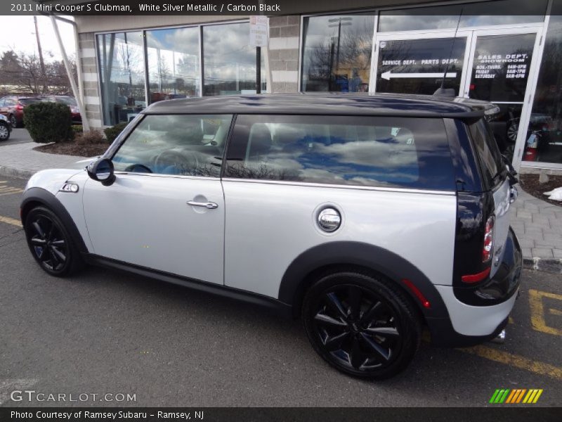 White Silver Metallic / Carbon Black 2011 Mini Cooper S Clubman