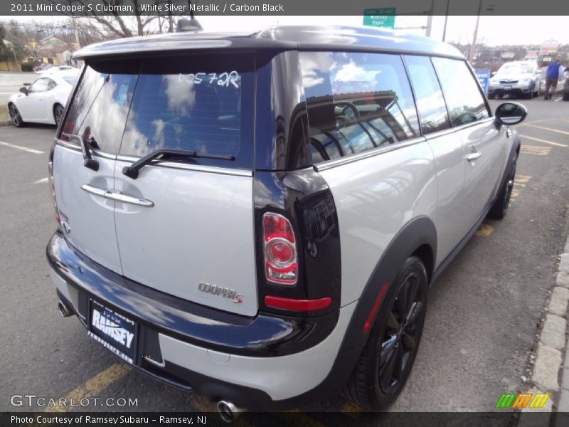 White Silver Metallic / Carbon Black 2011 Mini Cooper S Clubman
