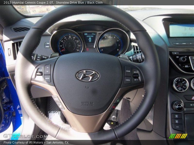 Shoreline Drive Blue / Black Cloth 2013 Hyundai Genesis Coupe 2.0T