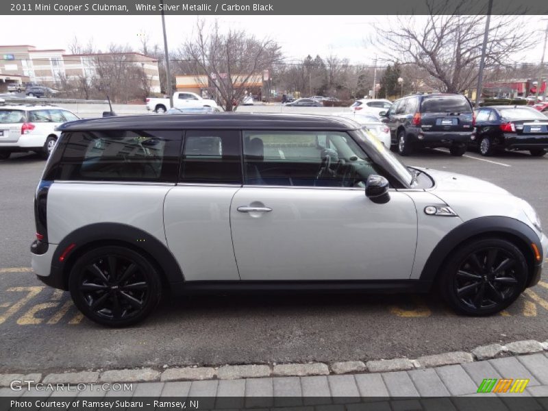 White Silver Metallic / Carbon Black 2011 Mini Cooper S Clubman