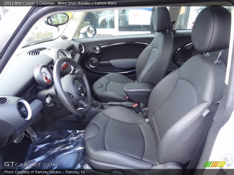 White Silver Metallic / Carbon Black 2011 Mini Cooper S Clubman