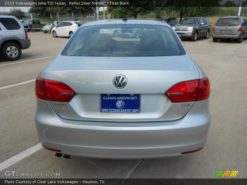 Reflex Silver Metallic / Titan Black 2013 Volkswagen Jetta TDI Sedan