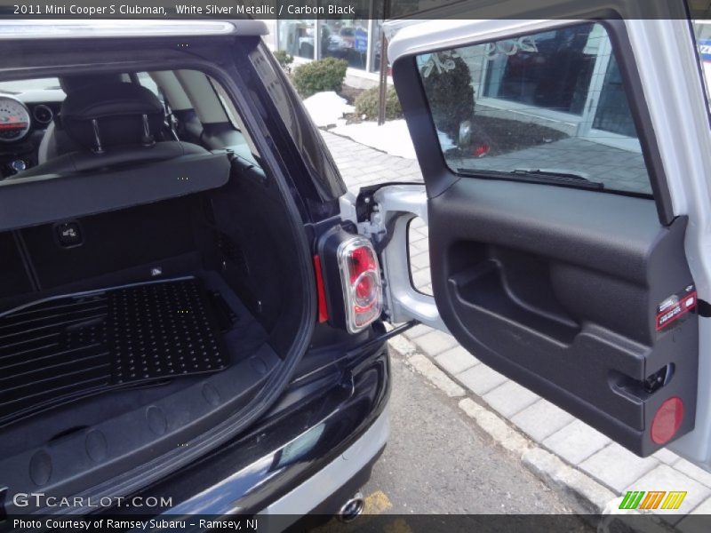 White Silver Metallic / Carbon Black 2011 Mini Cooper S Clubman