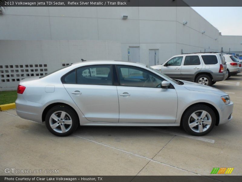 Reflex Silver Metallic / Titan Black 2013 Volkswagen Jetta TDI Sedan