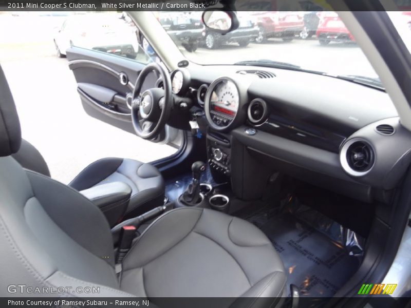 White Silver Metallic / Carbon Black 2011 Mini Cooper S Clubman