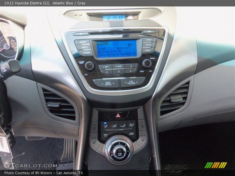 Atlantic Blue / Gray 2013 Hyundai Elantra GLS