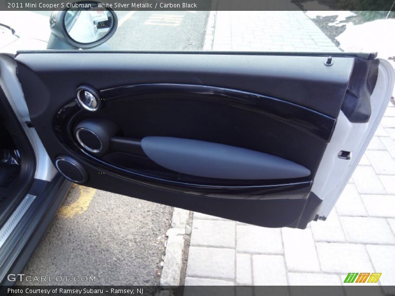 White Silver Metallic / Carbon Black 2011 Mini Cooper S Clubman