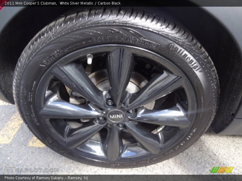 White Silver Metallic / Carbon Black 2011 Mini Cooper S Clubman