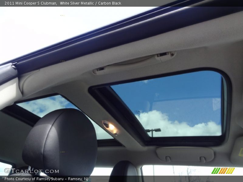 White Silver Metallic / Carbon Black 2011 Mini Cooper S Clubman