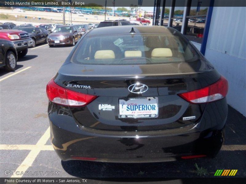 Black / Beige 2013 Hyundai Elantra Limited