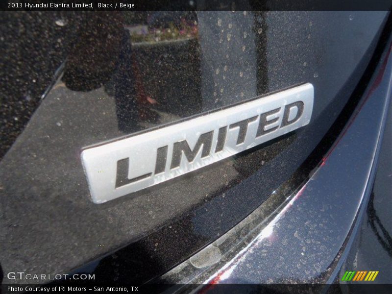 Black / Beige 2013 Hyundai Elantra Limited