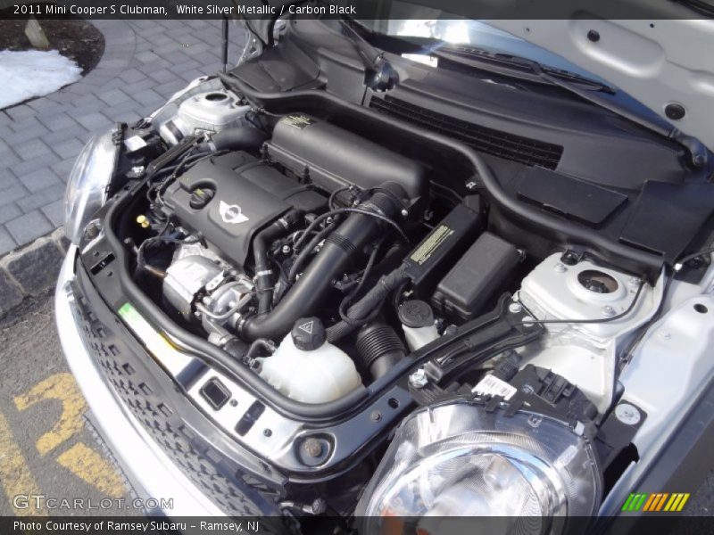 White Silver Metallic / Carbon Black 2011 Mini Cooper S Clubman