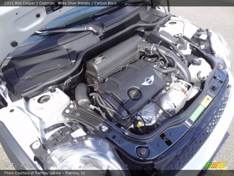 White Silver Metallic / Carbon Black 2011 Mini Cooper S Clubman