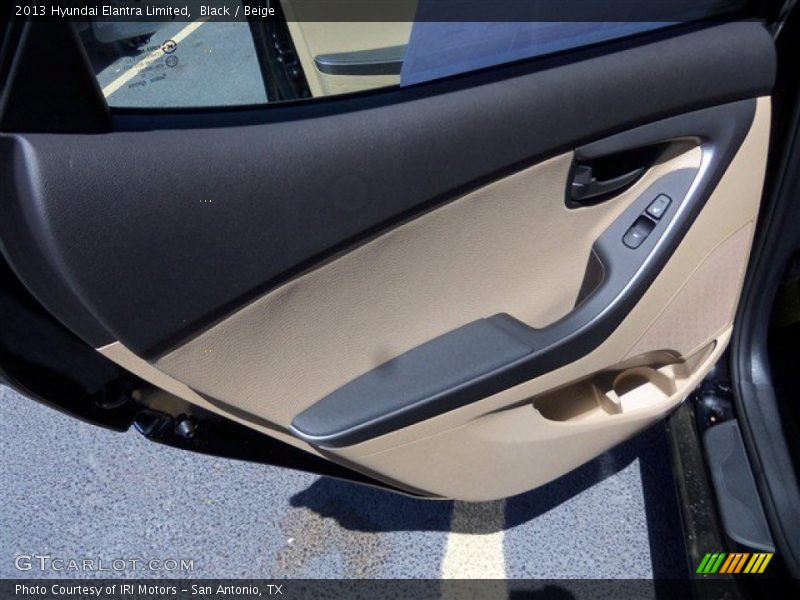 Black / Beige 2013 Hyundai Elantra Limited