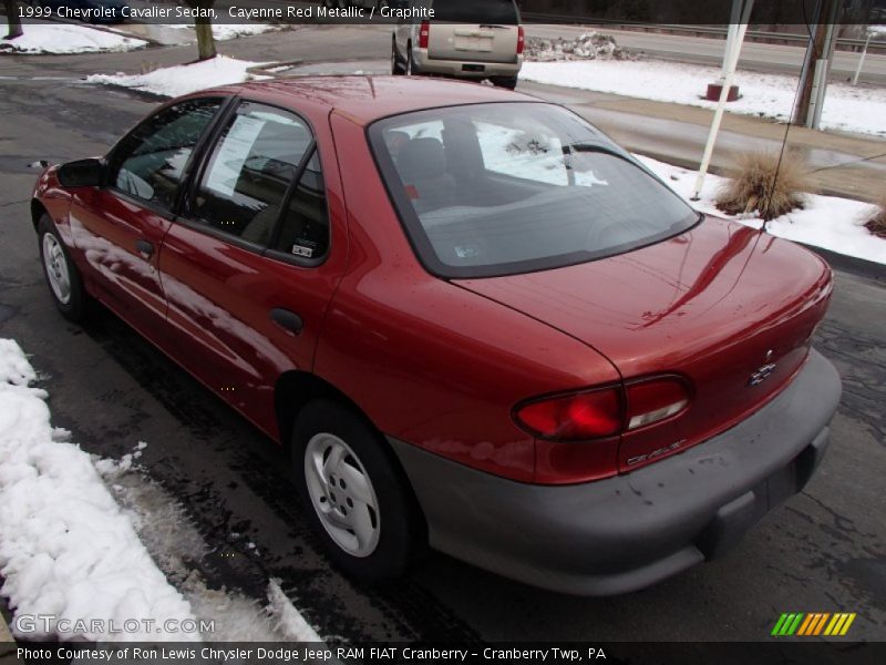 Cayenne Red Metallic / Graphite 1999 Chevrolet Cavalier Sedan