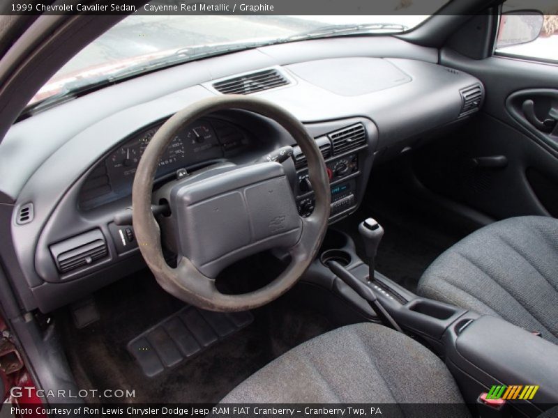 Cayenne Red Metallic / Graphite 1999 Chevrolet Cavalier Sedan