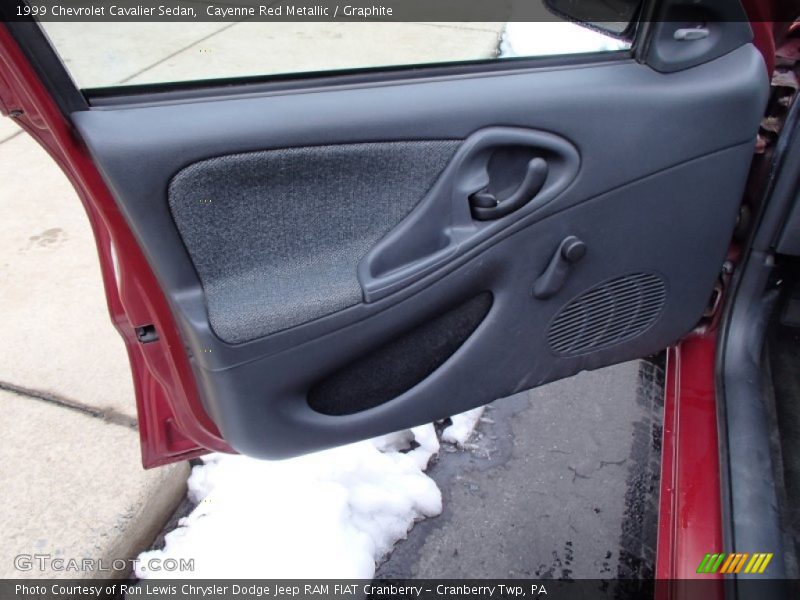 Cayenne Red Metallic / Graphite 1999 Chevrolet Cavalier Sedan