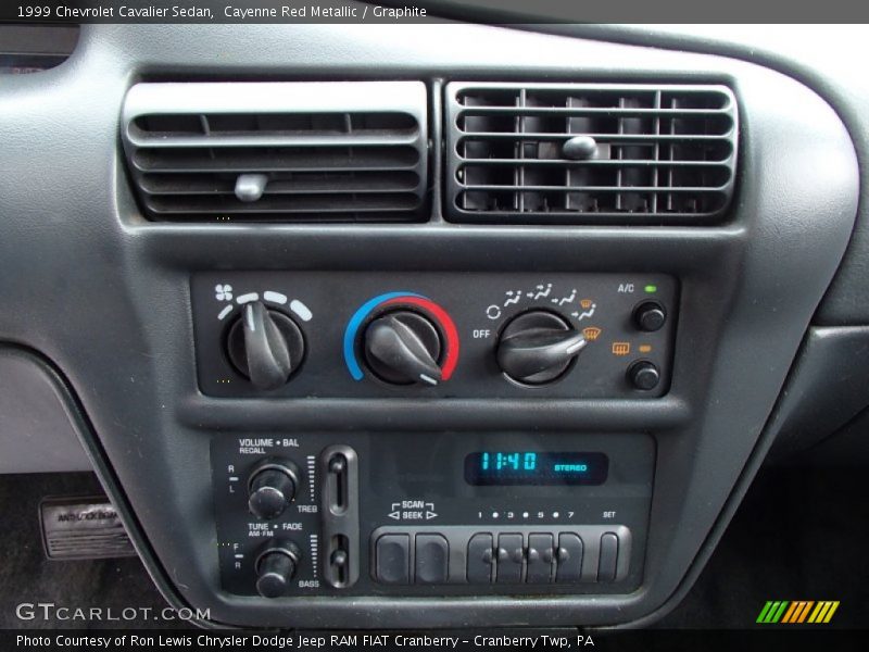 Cayenne Red Metallic / Graphite 1999 Chevrolet Cavalier Sedan