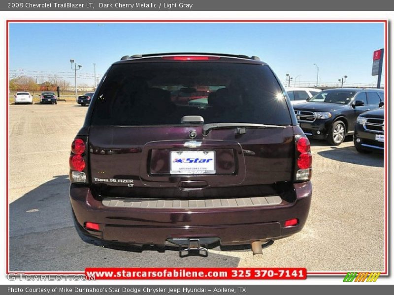 Dark Cherry Metallic / Light Gray 2008 Chevrolet TrailBlazer LT