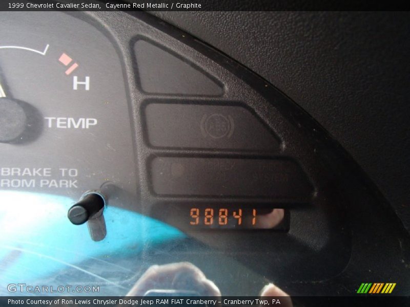 Cayenne Red Metallic / Graphite 1999 Chevrolet Cavalier Sedan