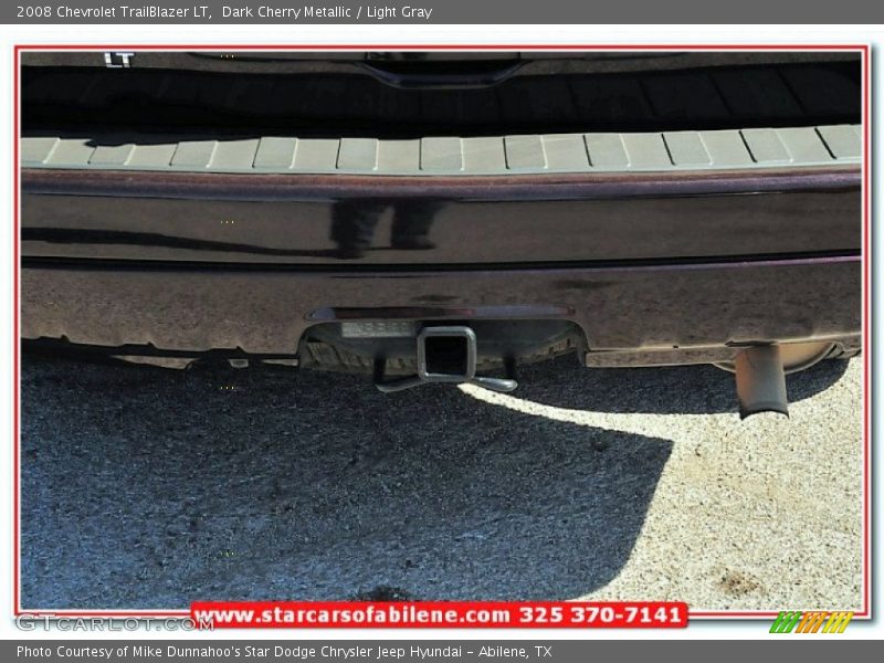 Dark Cherry Metallic / Light Gray 2008 Chevrolet TrailBlazer LT
