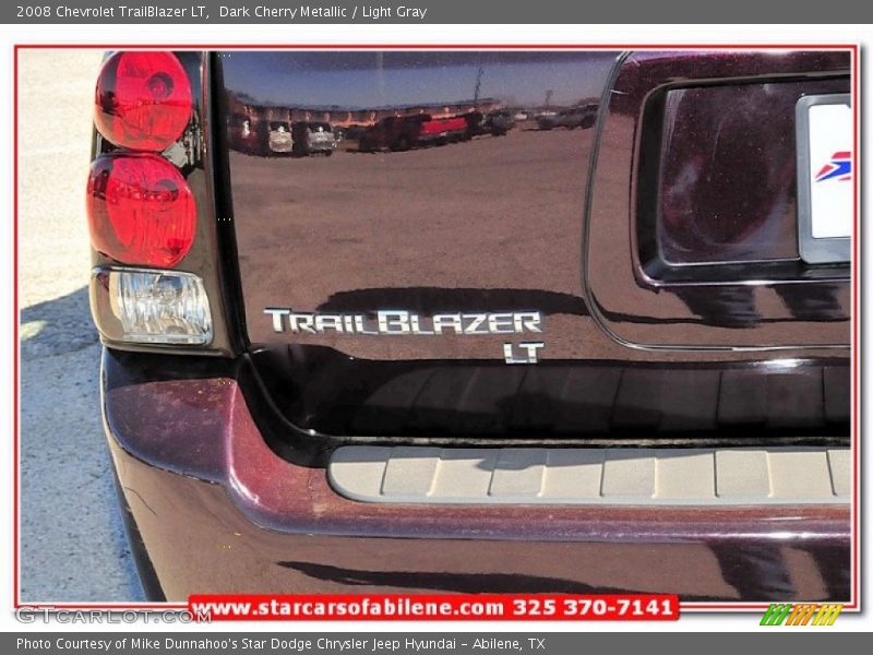 Dark Cherry Metallic / Light Gray 2008 Chevrolet TrailBlazer LT
