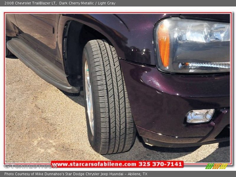 Dark Cherry Metallic / Light Gray 2008 Chevrolet TrailBlazer LT