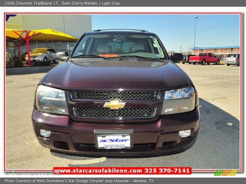 Dark Cherry Metallic / Light Gray 2008 Chevrolet TrailBlazer LT