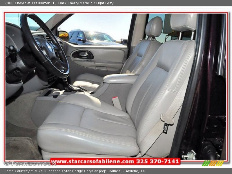 Dark Cherry Metallic / Light Gray 2008 Chevrolet TrailBlazer LT
