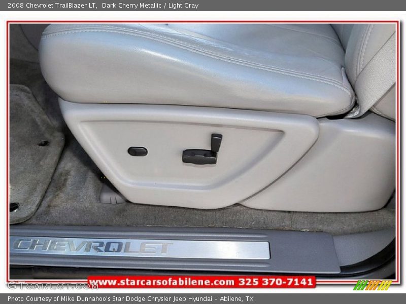 Dark Cherry Metallic / Light Gray 2008 Chevrolet TrailBlazer LT