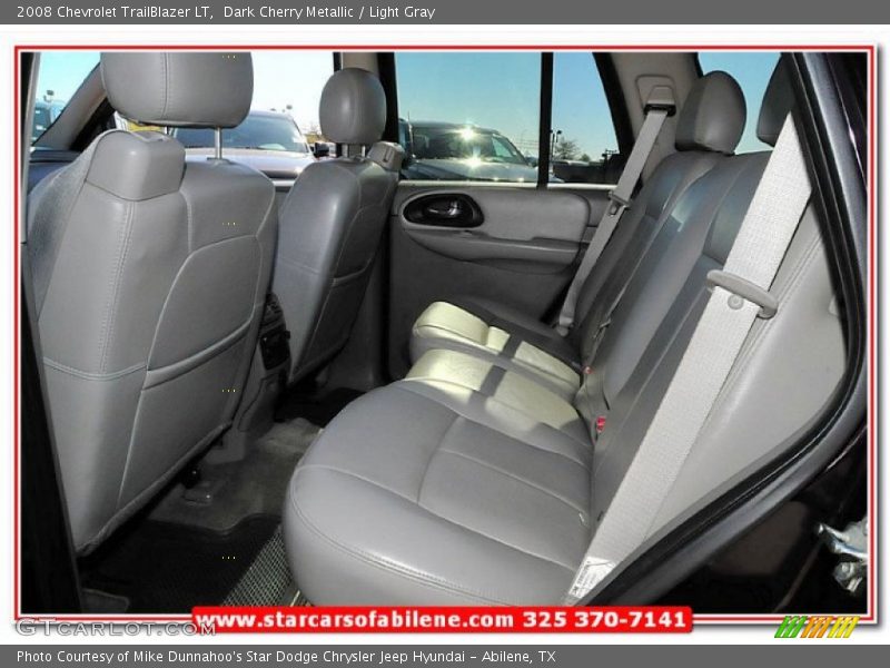 Dark Cherry Metallic / Light Gray 2008 Chevrolet TrailBlazer LT