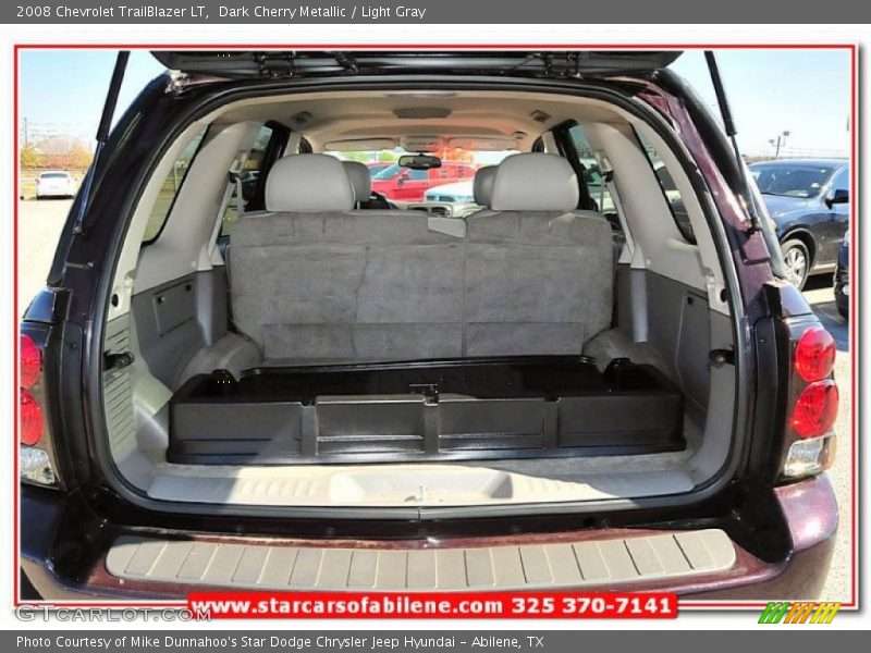Dark Cherry Metallic / Light Gray 2008 Chevrolet TrailBlazer LT