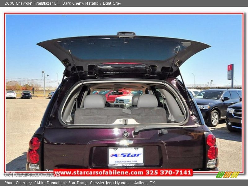Dark Cherry Metallic / Light Gray 2008 Chevrolet TrailBlazer LT