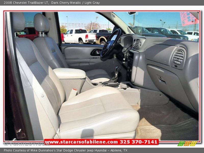 Dark Cherry Metallic / Light Gray 2008 Chevrolet TrailBlazer LT
