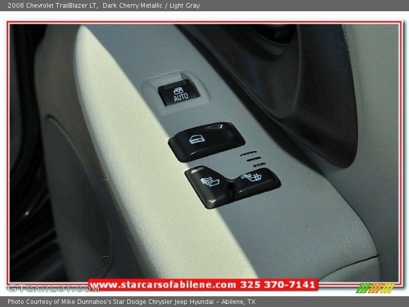 Dark Cherry Metallic / Light Gray 2008 Chevrolet TrailBlazer LT
