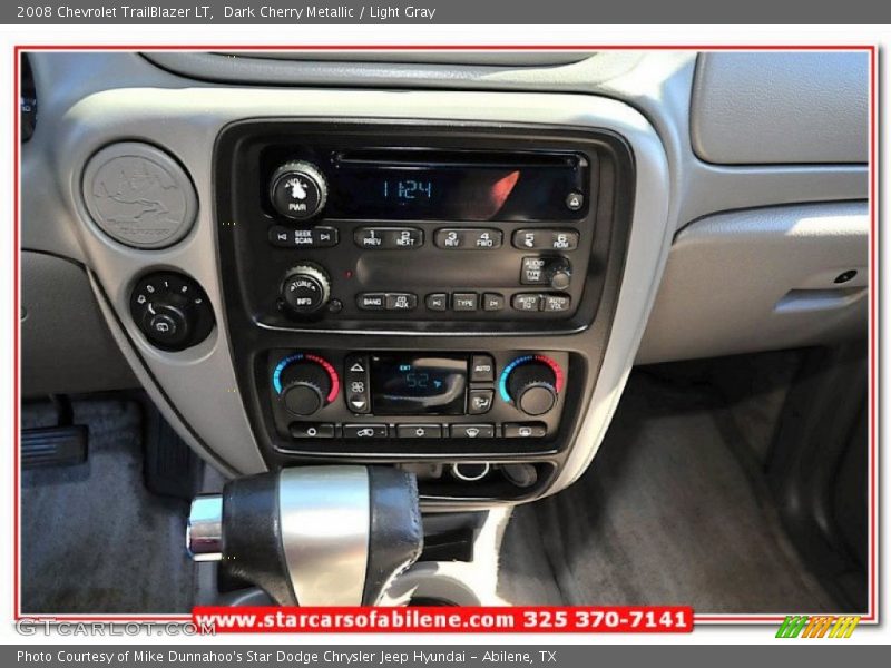 Dark Cherry Metallic / Light Gray 2008 Chevrolet TrailBlazer LT