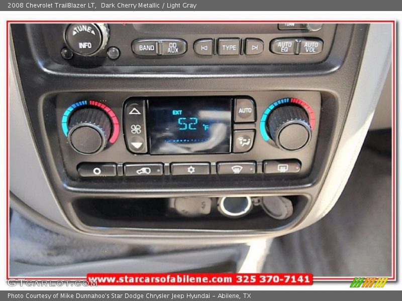 Dark Cherry Metallic / Light Gray 2008 Chevrolet TrailBlazer LT