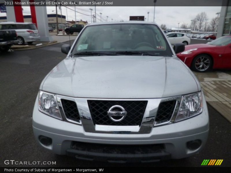 Brilliant Silver / Steel 2013 Nissan Frontier SV V6 Crew Cab 4x4
