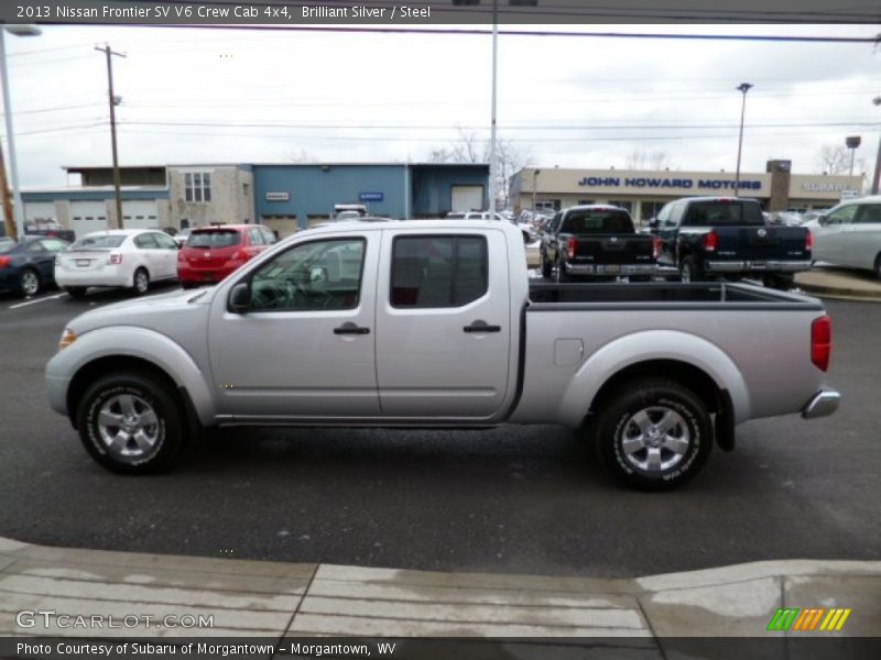 Brilliant Silver / Steel 2013 Nissan Frontier SV V6 Crew Cab 4x4