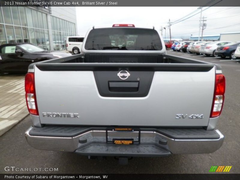 Brilliant Silver / Steel 2013 Nissan Frontier SV V6 Crew Cab 4x4
