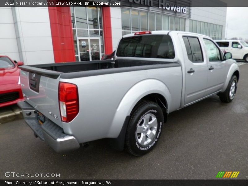 Brilliant Silver / Steel 2013 Nissan Frontier SV V6 Crew Cab 4x4