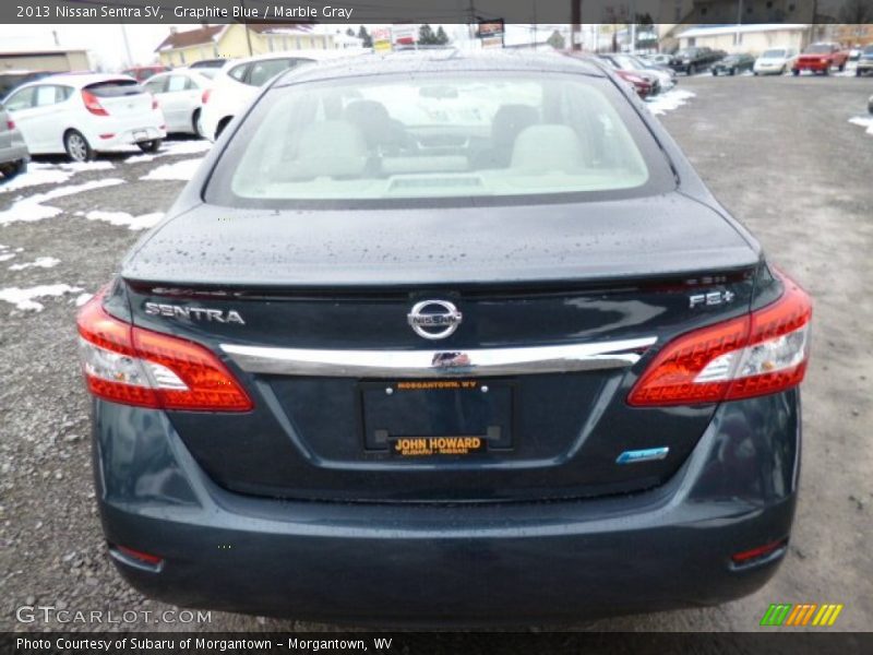Graphite Blue / Marble Gray 2013 Nissan Sentra SV