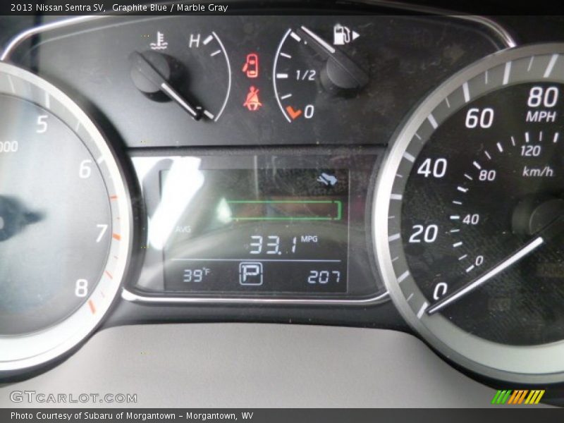 Graphite Blue / Marble Gray 2013 Nissan Sentra SV