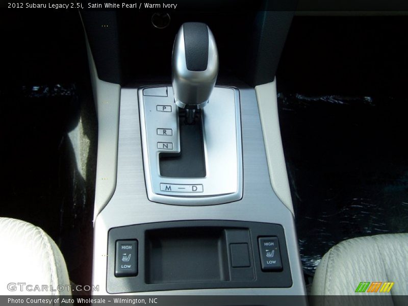 Satin White Pearl / Warm Ivory 2012 Subaru Legacy 2.5i