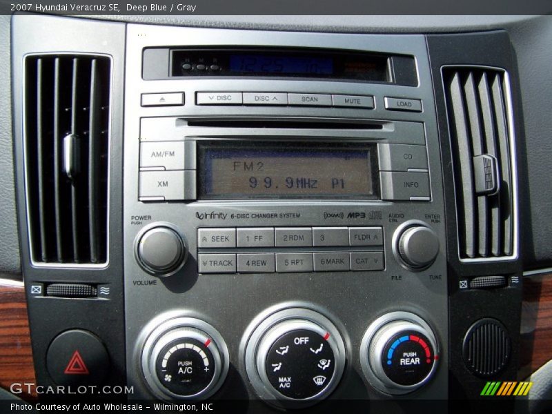 Deep Blue / Gray 2007 Hyundai Veracruz SE